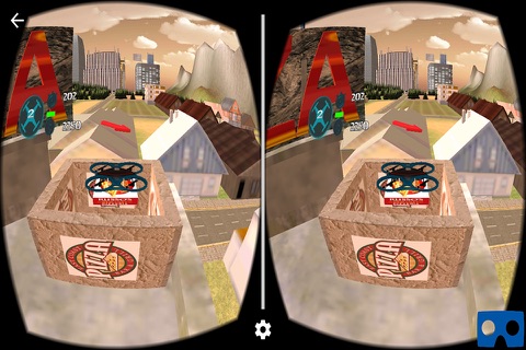 VR-Drone Pizza Delivery Free screenshot 4