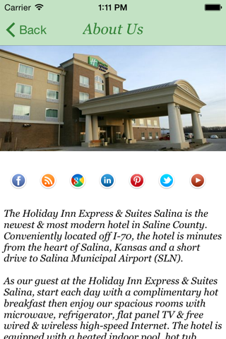 Holiday Inn Express & Suites Salina screenshot 2