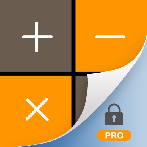 Secret Calculator Pro - Password lock photos album safe & private photo vault iOS App