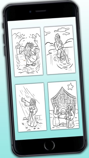 Children's Bible coloring book for kids - Paint drawings of (圖4)-速報App