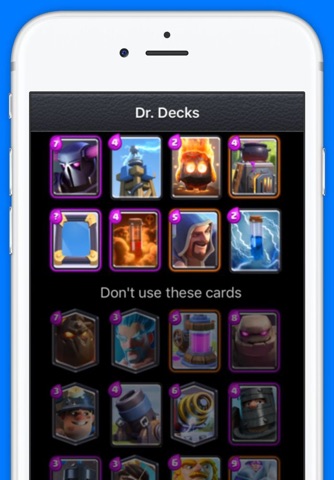 Dr. Decks for "Clash Royale" screenshot 3