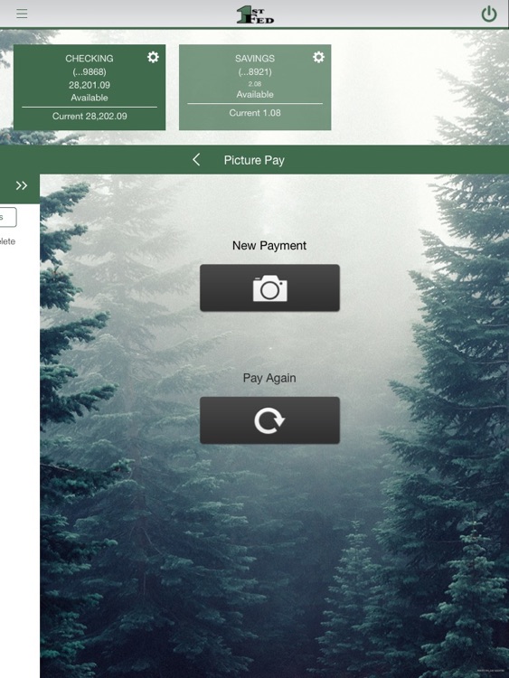 1st Fed CI Mobile Banking for iPad screenshot-3