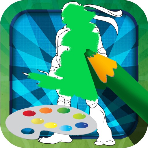 Color Book Game For Kids: TMNT Teenage Mutant Ninja Turtles Version icon