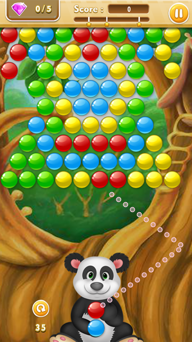 パンダのパズルは、バブル - バブルポップマニアシューター無料のマッチ3ゲームをのおすすめ画像1