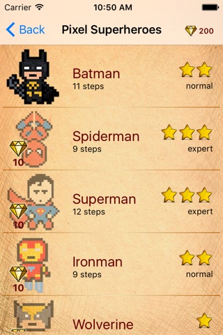 Art of Draw Pixel Superheroes Version screenshot 2