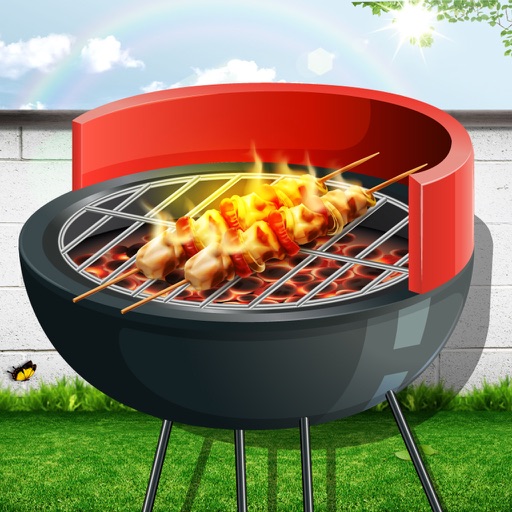American BBQ steak & skewers grill : Outdoor barbecue cooking simulator free game iOS App