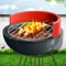 American BBQ steak & skewers grill : Outdoor barbecue cooking simulator free game