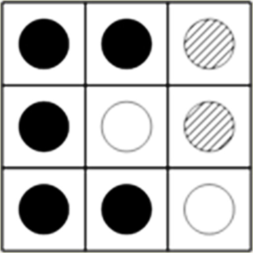 Fukumaka petit échecs: gagner tout jeu avec des points noirs et blancs iOS App