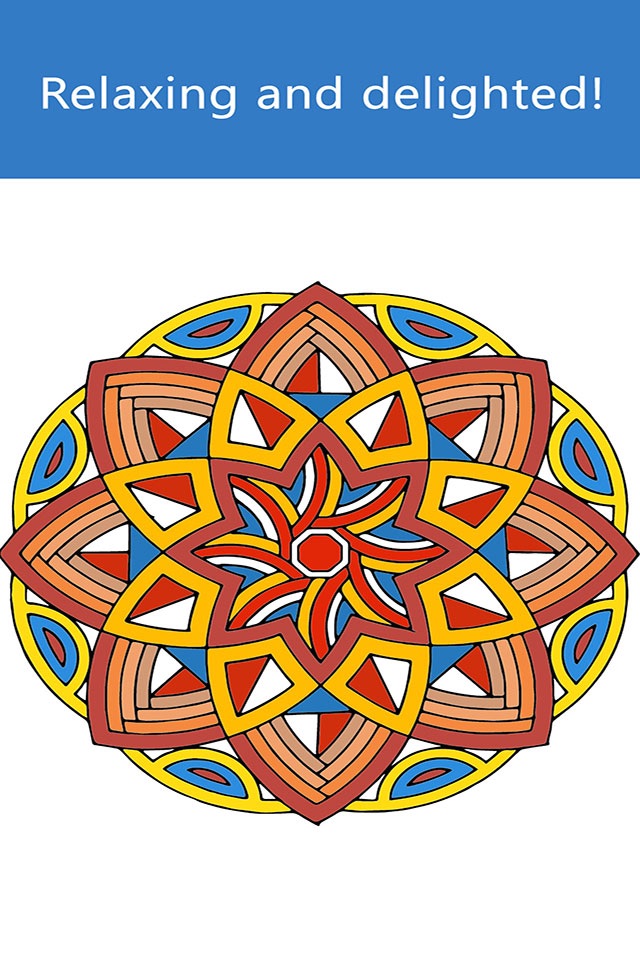 Mandala Coloring Book Paint Games For Adults and Girls Mandela Coloring Free Games For Grown Ups screenshot 2