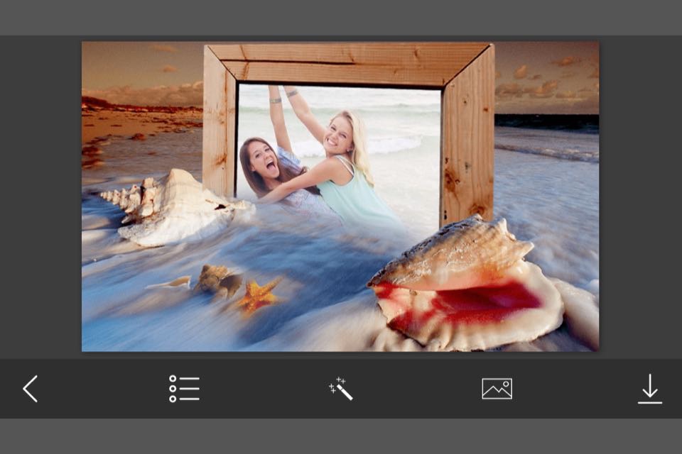Beach Photo Frame - Amazing Picture Frames & Photo Editor screenshot 2