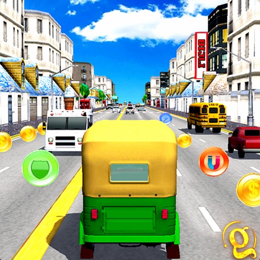 VR-Drive Auto Tuk Tuk Rickshaw 3D : Endless Game icon