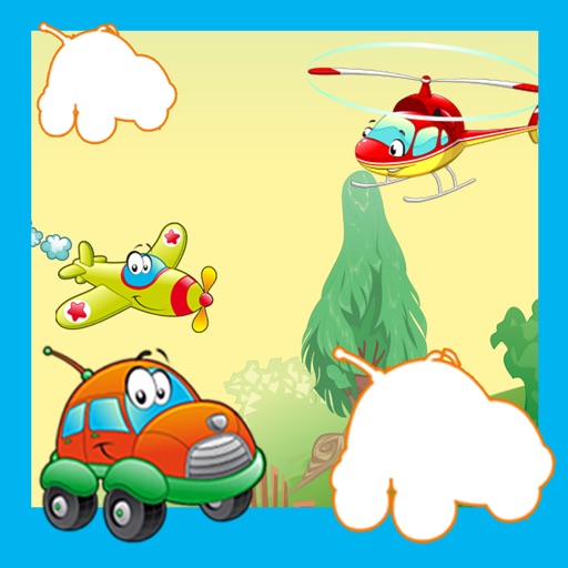 Animated Air-plane and Car-s Game-s: Tricky Sort-ing For Kids and baby Icon