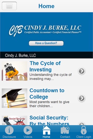 Cindy J. Burke, LLC screenshot 2