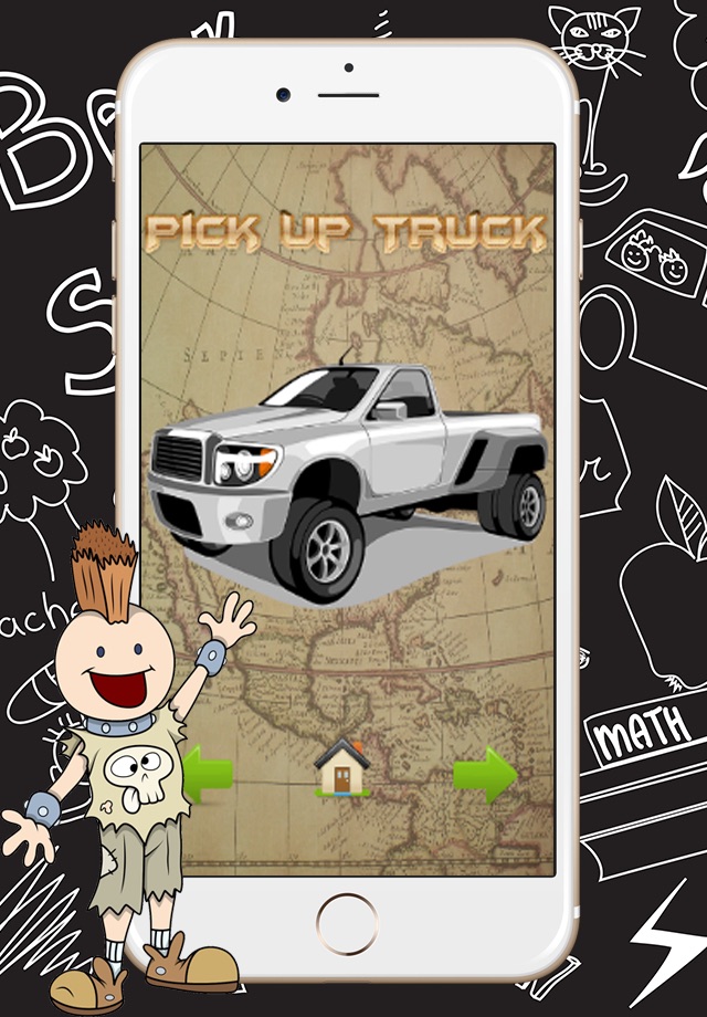 Vehicles And Monster Truck Vocabulary Activities For Preschoolers Worksheets screenshot 4