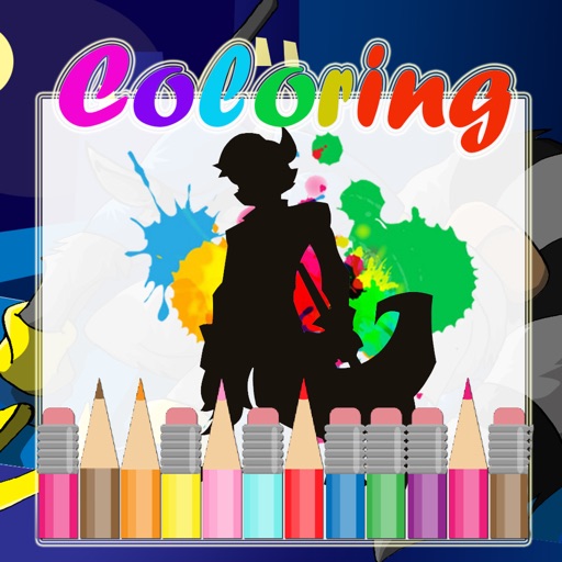 Coloring Book Kids Game Sly Cooper Edition icon