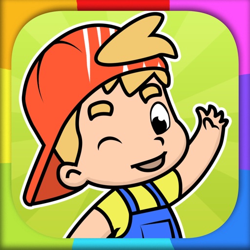Free Coloring Pages for Kids - Coloring Book Games for Boys and Girls icon