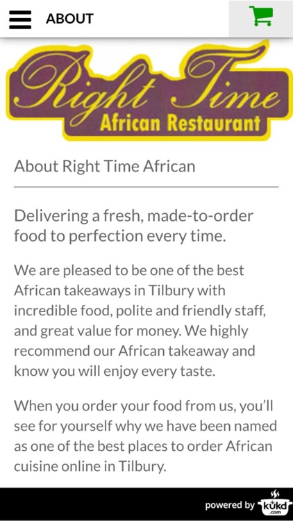 Right Time African Takeaway screenshot-3