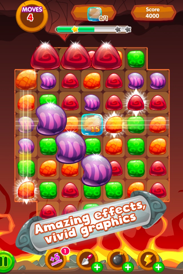 Jelly Blaster Pro - Free Match 3 Jewel Puzzle Game screenshot 2