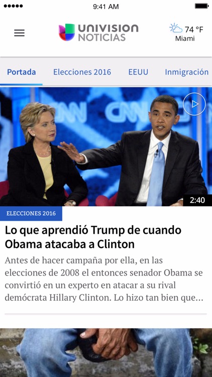 Univision Noticias - Política, Economía, Deportes