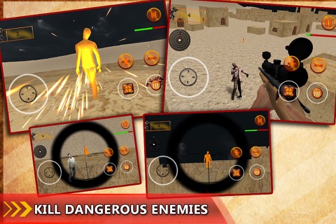 Zombies Hunter Sniper Counter Simulator 2016 screenshot 3