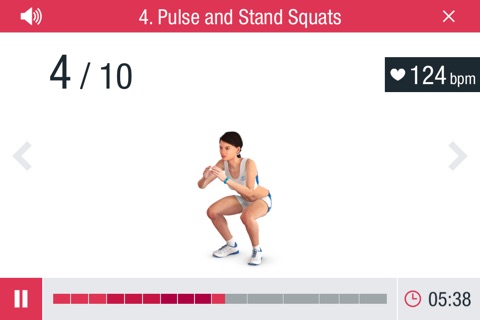 Runtastic Leg Trainer Workouts screenshot 3