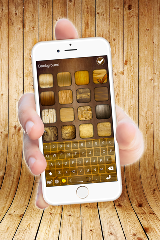 Wooden Keyboard – Custom.ize Key.s with Ultimate Wood Background Skins and Fonts screenshot 4