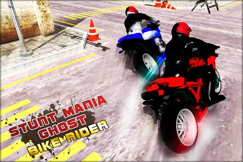 Stunt Mania Ghost Bike Rider 3D - Extreme Motocross Classic Bike Jumping & Stunt Game screenshot 4