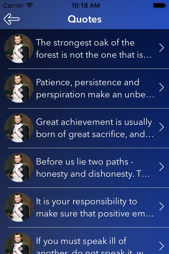 Quotes of Napoleon screenshot 3