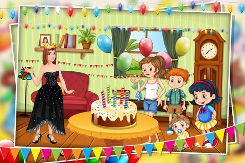 Princess Birthday Party Celebration - Cleaning and Dressup Games For Girls screenshot 2