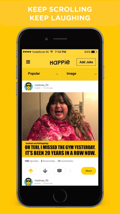 Happie - Jokes, Funny Jokes App