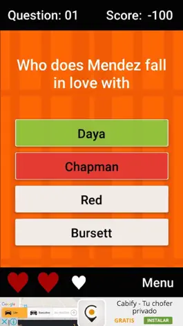 Game screenshot Trivia for Orange is the New Black - Free TV Drama Quiz apk