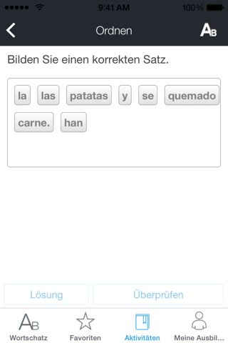 Rosetta Stone Spanish (Spain) Vocabulary screenshot 4
