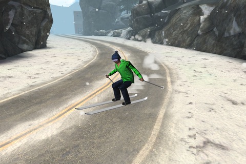Cross Country Skiing - 3D Winter Mountain Championship Sport Racing Simulator Pro screenshot 2