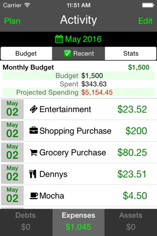 Bapp - Simple Budgeting App for Students screenshot 2