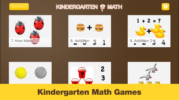 Kindergarten Math - Games for Kids in Pr-K and Preschool Learning First Numbers, Addition, and Subtraction