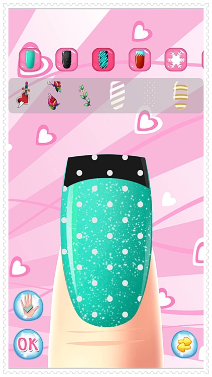 Nail Spa Salon Beautiful Princess girls - makeup makeover and games dressup nails art & polish