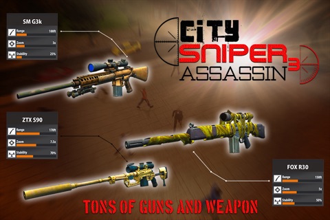 City Sniper Assassin 3D – Best Counter Terrorist Kill Shot Game for Epic Swat Force Experience screenshot 3