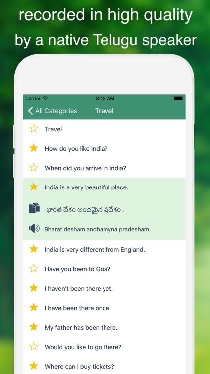 Speak Telugu Free - Learn Telugu Phrases & Words for Travel & Live in India