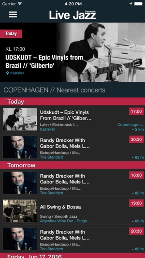 Live Jazz Danmark(圖2)-速報App