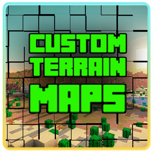 MAPS for MINECRAFT PE ( Pocket Edition ) - Download Custom Terrain Map Now ( Free ) icon