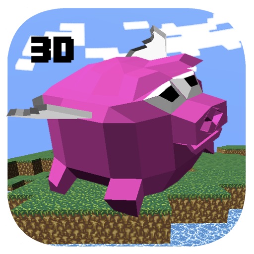 Flappy Pig Bird 2 - The Magic 3D Shooter, Tap, Flap, Shoot and Slide iOS App