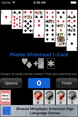 Pliable Whitehead Solitaire screenshot 2