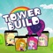 Tower Top Building Blocks Stack Straight Game For Kids Princess Equestria Pony Edition