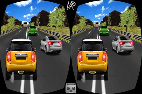 VR Highway Traffic Racing Fever screenshot 2
