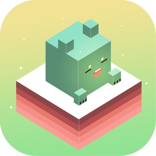 Hopping Orge - Reach the platforms icon