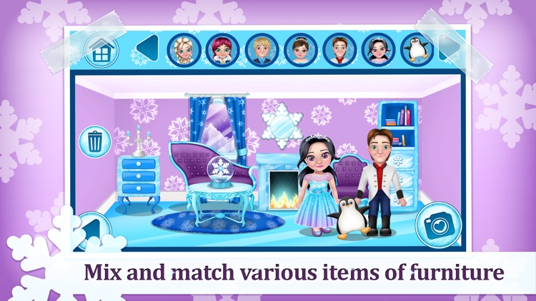 ice princess doll house games