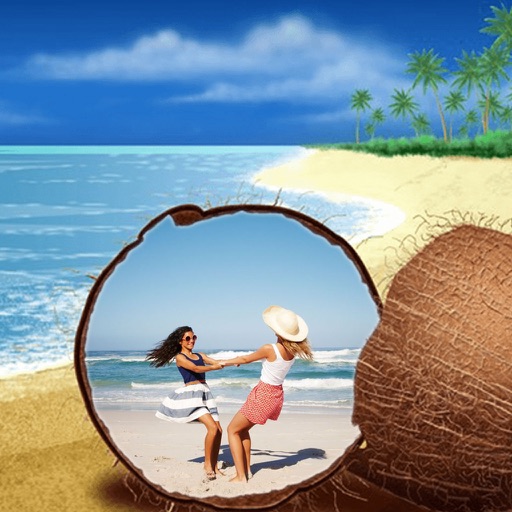 Beach Photo Frame - Free Pic and Photo Filter