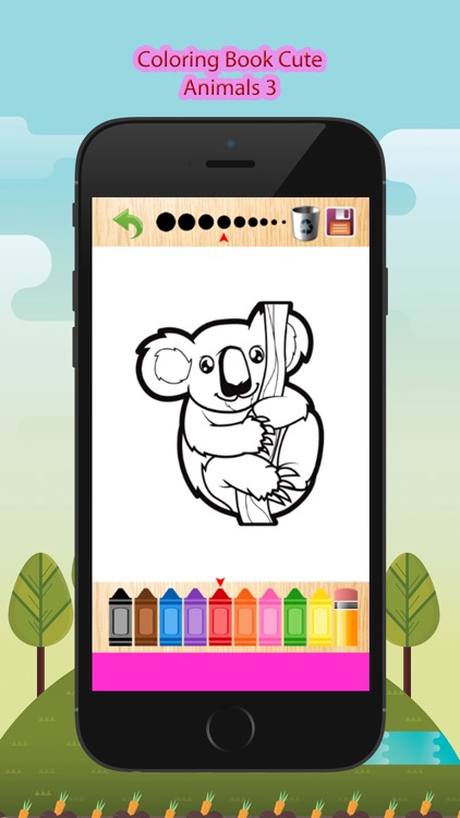 New Kids Coloring Book Funny Cute Animals Paint screenshot-3