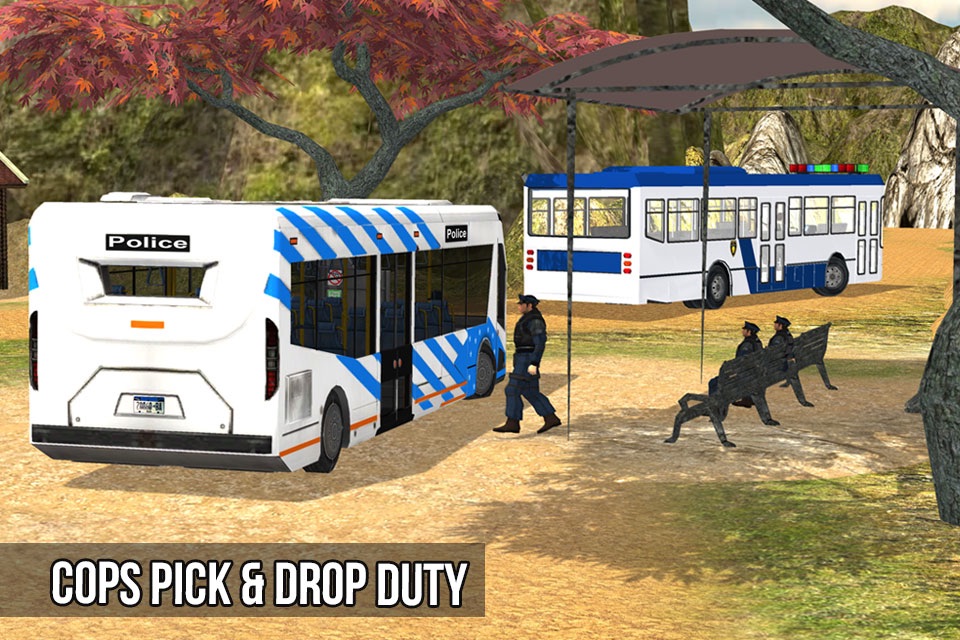 Police Bus Offroad Driver screenshot 2