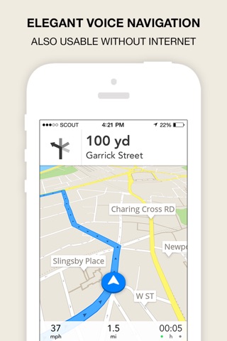 GPS Navigation, Maps & Traffic - Scout (Sat Nav) screenshot 2